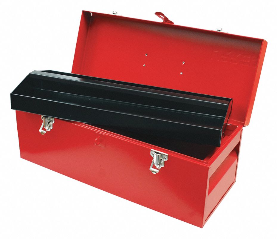 URREA Caja de Herramientas Estándar Metal Rojo 77/8