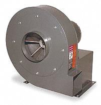 High Pressure Blower: 9 in Wheel, Direct Drive, Includes Drive Pack, 270 cfm @ 4 in SP, 3/4 hp