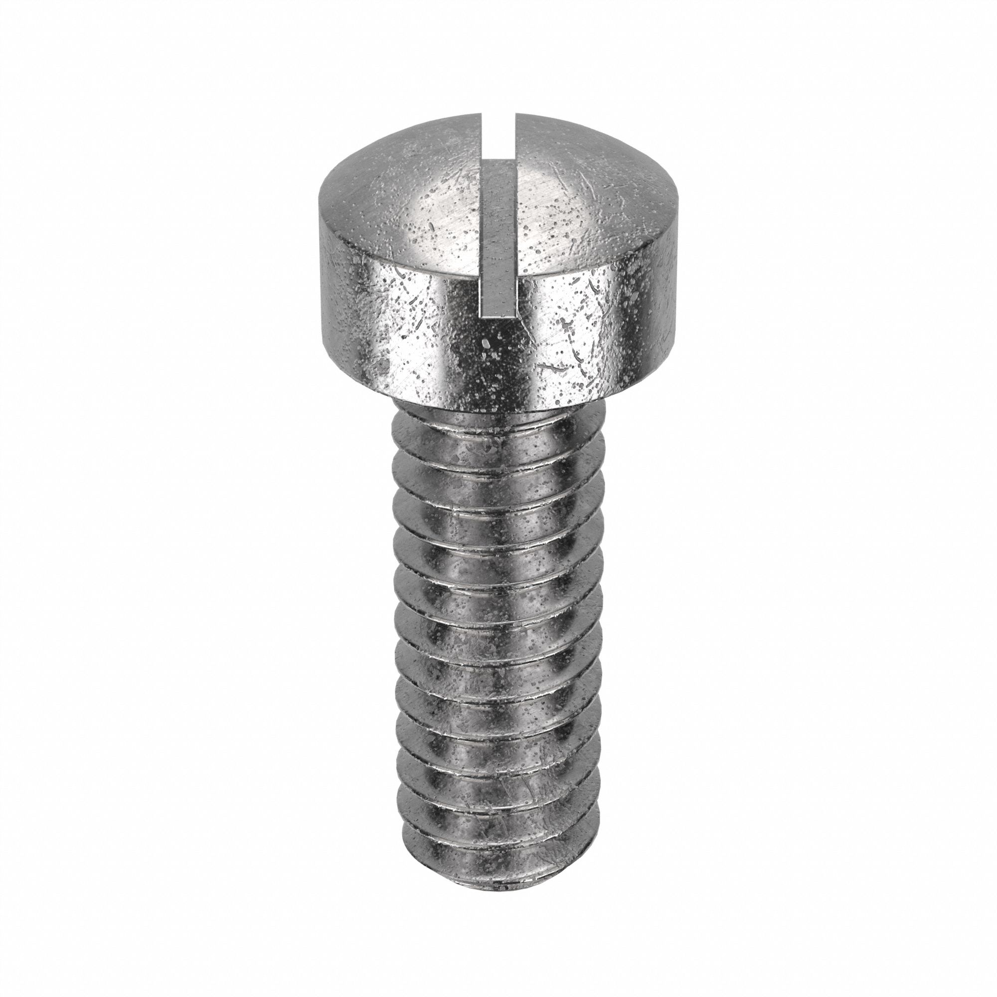 Machine Screw: #2-56 Thread Size, 1/4 in Lg, 18-8, Stainless Steel, Plain, Fillister, 100 PK