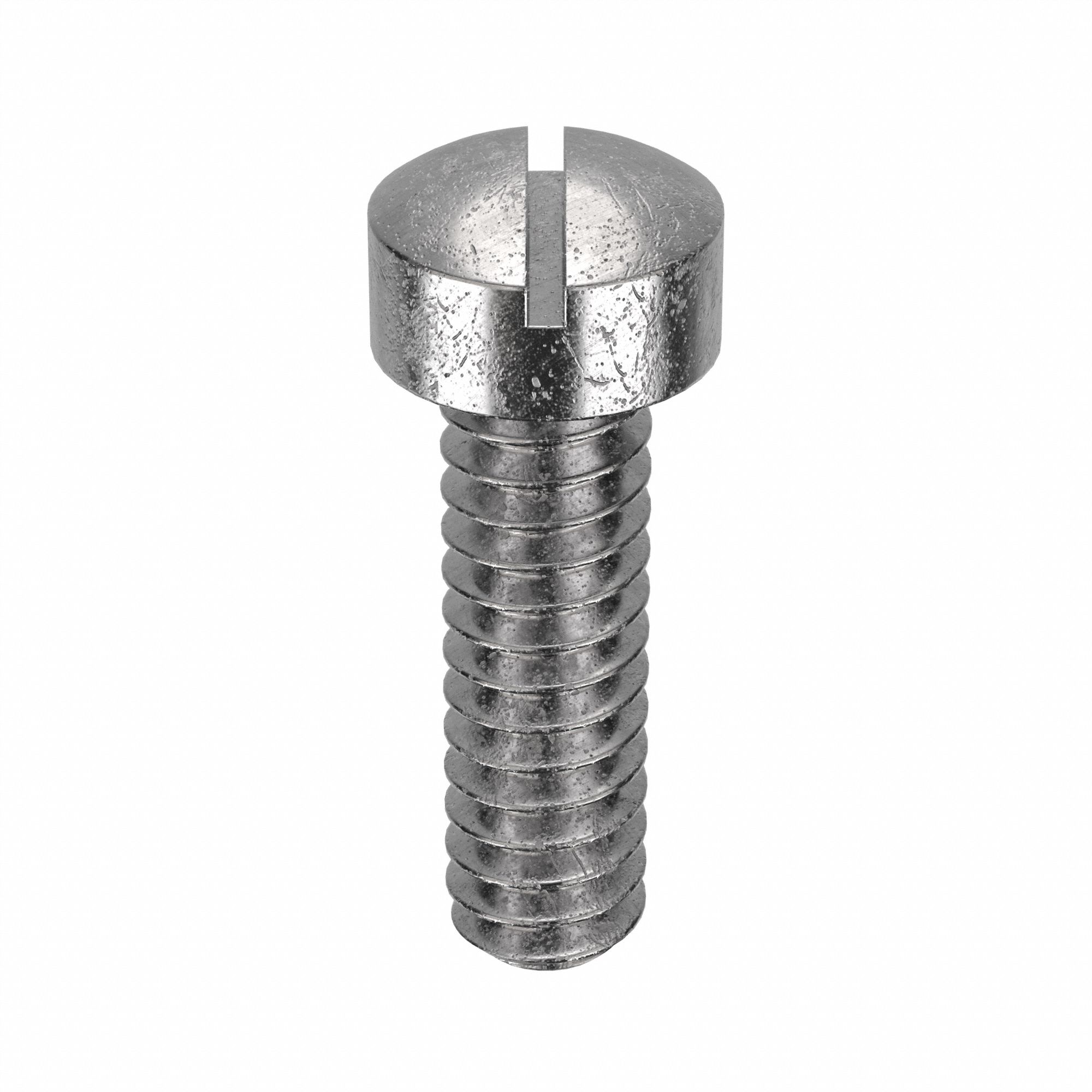 Machine Screw: #4-40 Thread Size, 3/8 in Lg, 18-8, Stainless Steel, Plain, Fillister, 100 PK