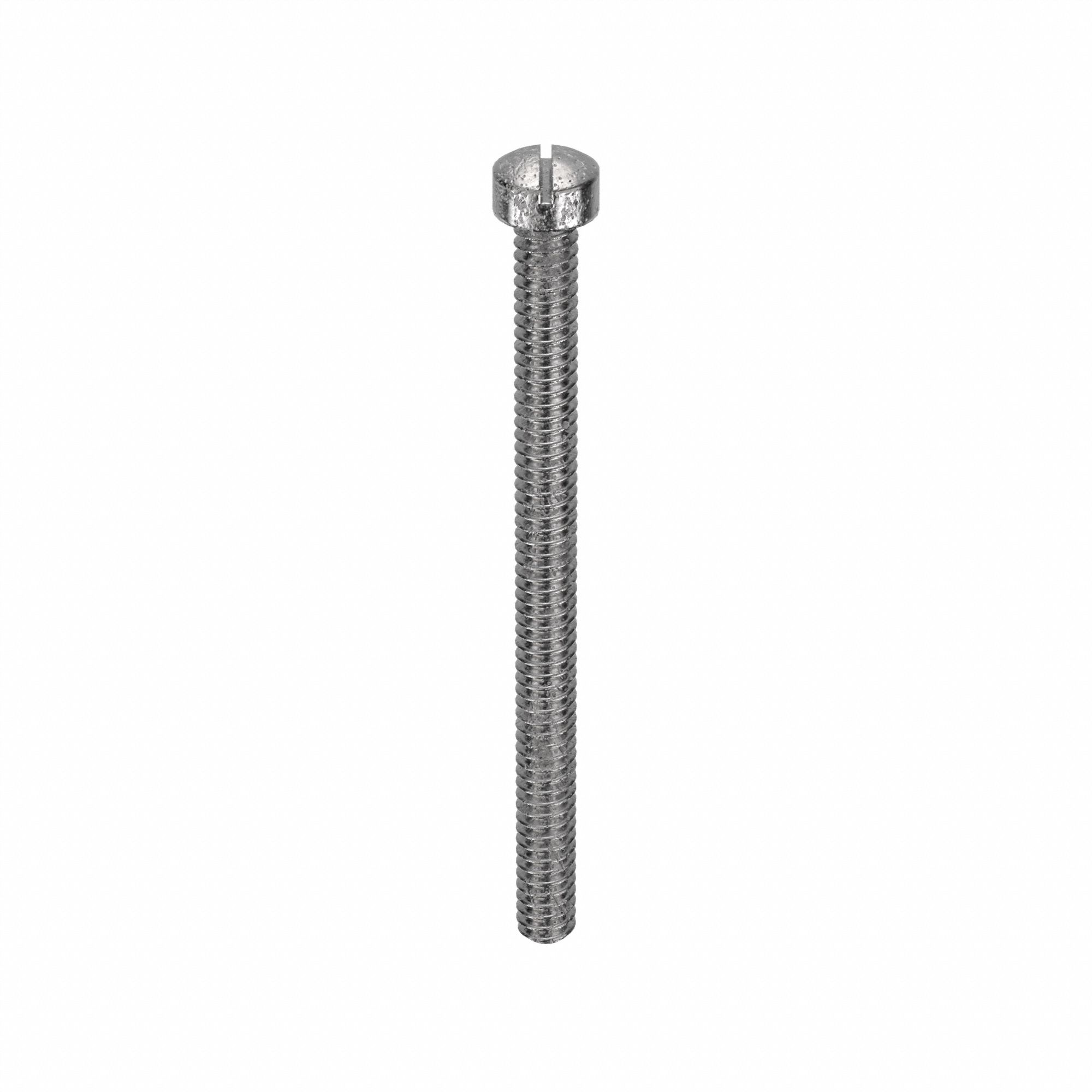 Machine Screw: #4-40 Thread Size, 1 1/2 in Lg, 18-8, Stainless Steel, Plain, Fillister, 100 PK