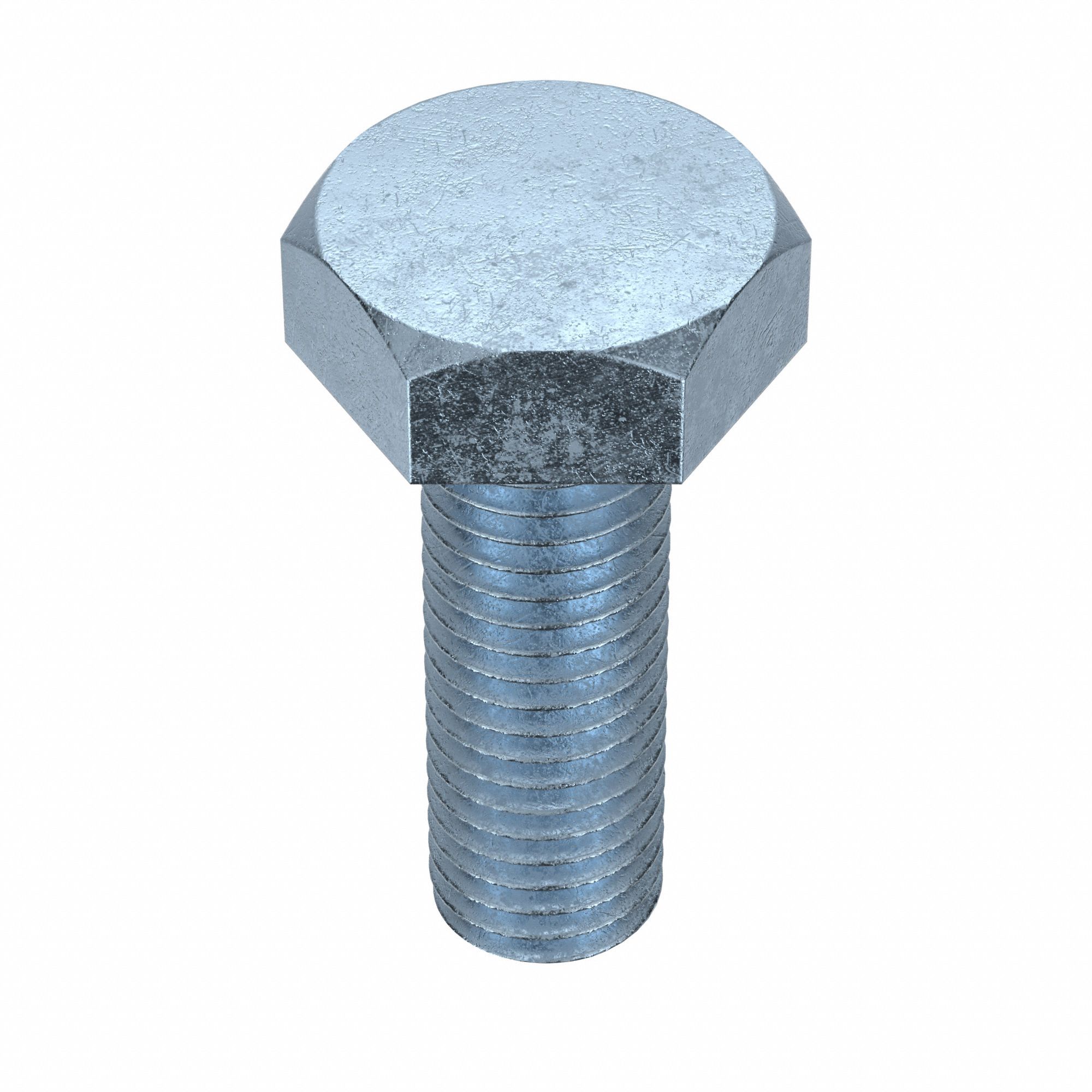 Hex Head Cap Screw: Steel, Grade 5, Zinc Plated, 1/4"-28, Fine, 3/4 in lg, Globally Sourced, 100 PK