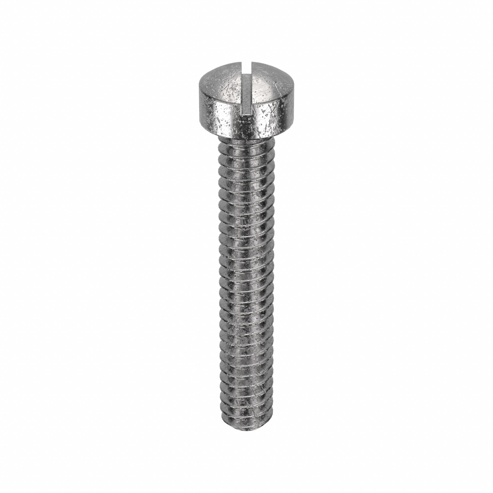 Machine Screw: #6-32 Thread Size, 7/8 in Lg, 18-8, Stainless Steel, Plain, Fillister, 100 PK