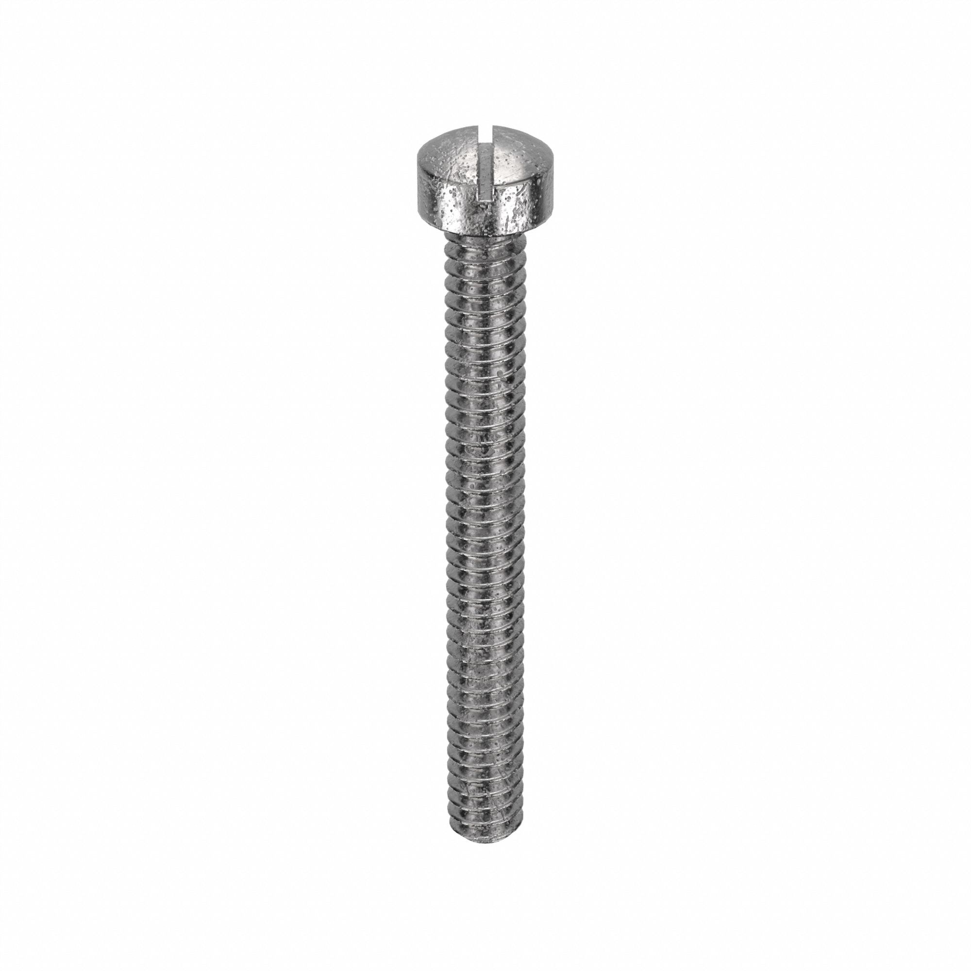 Machine Screw: #6-32 Thread Size, 1 1/4 in Lg, 18-8, Stainless Steel, Plain, Fillister, 100 PK