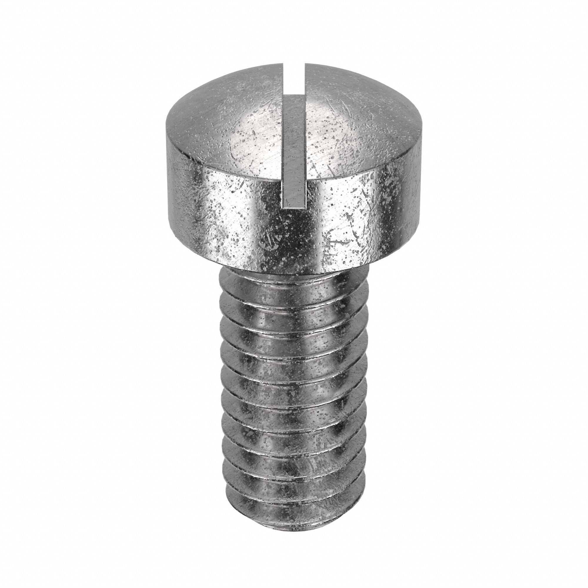 VIS DE M&Eacute;CANIQUE,NO8-32, 3/8PO L,INOX 18/8,LISSE, CYLINDRIQUE,FENDUE,100PQ