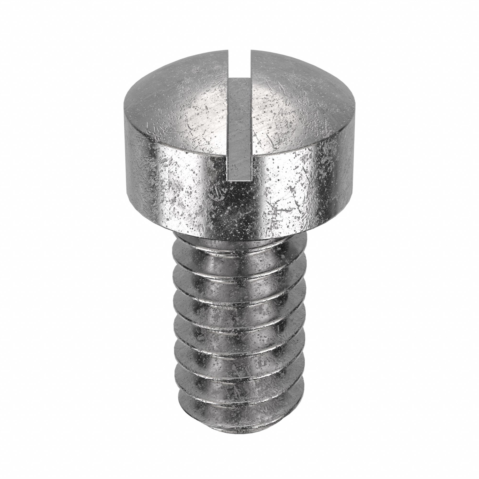 Machine Screw: #10-24 Thread Size, 3/8 in Lg, 18-8, Stainless Steel, Plain, Fillister, 100 PK