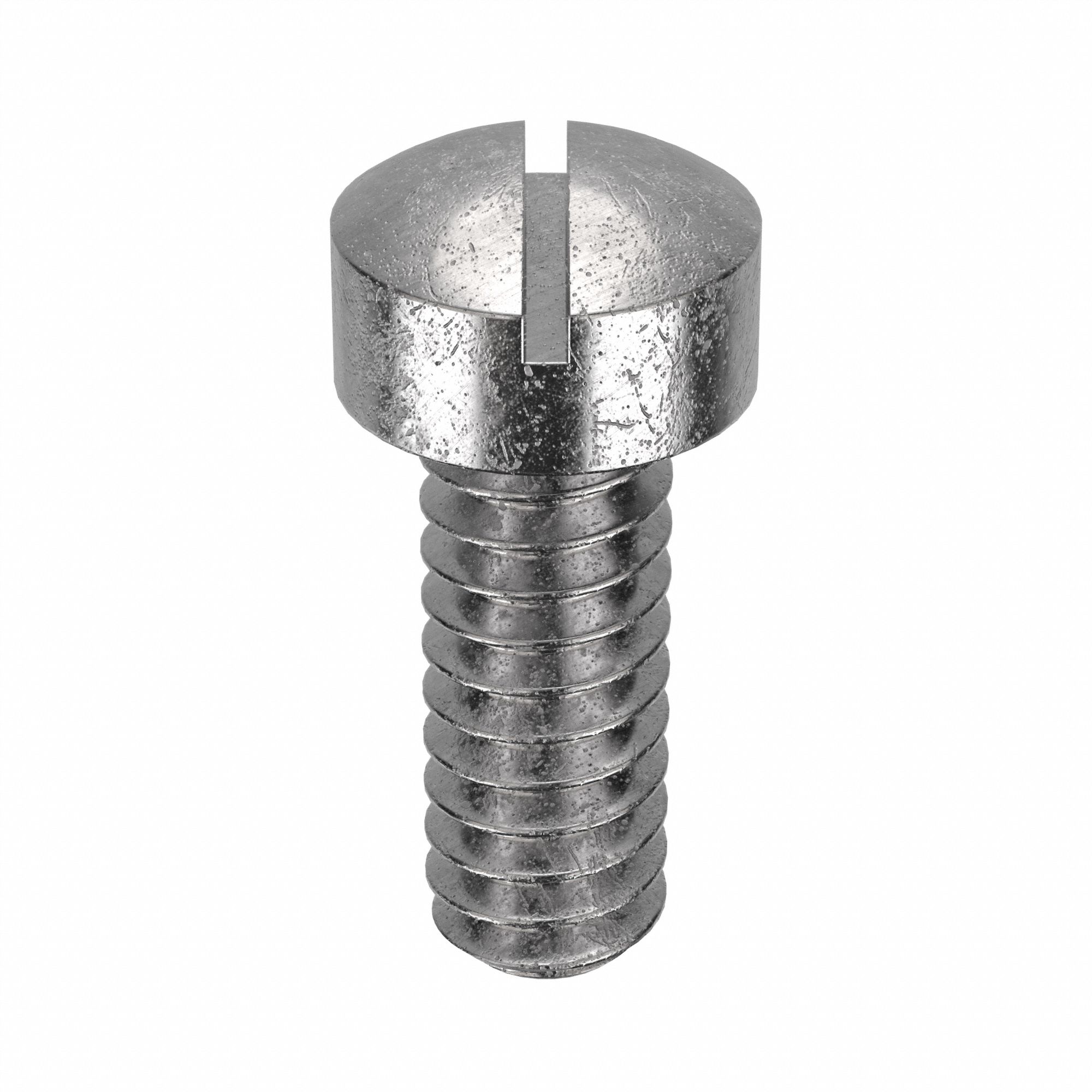 Machine Screw: #10-24 Thread Size, 1/2 in Lg, 18-8, Stainless Steel, Plain, Fillister, 100 PK