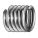 HELICAL INSERT, TANGED, FREE-RUNNING, #10-32 THREAD SIZE, PLAIN, 100 PK, 3/16 IN L, FINE