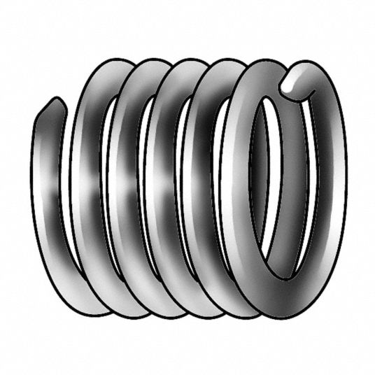 HeliCoil® R1084-6 - M6-1.0 x 9 mm Coarse Stainless Steel Free Running  Helical Insert 