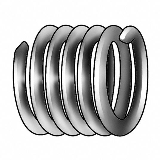 HeliCoil® R1084-6 - M6-1.0 x 9 mm Coarse Stainless Steel Free Running  Helical Insert