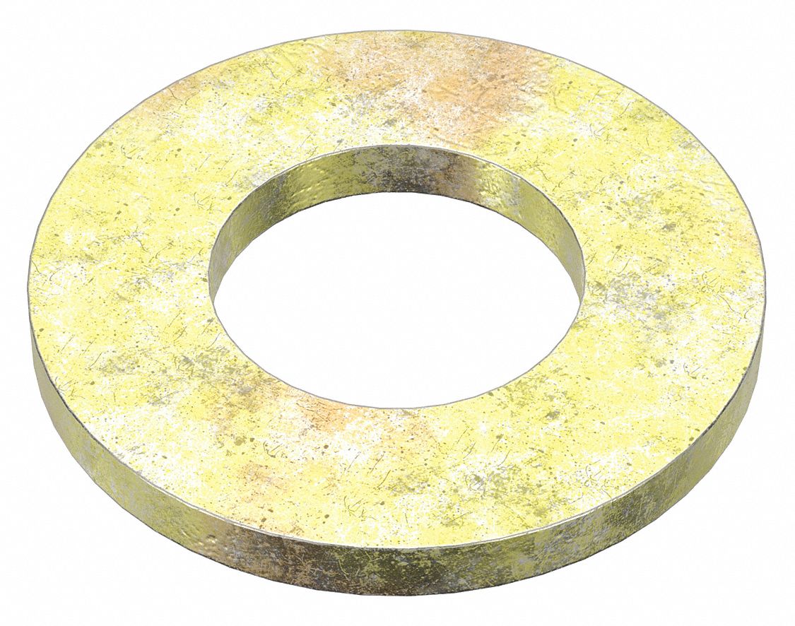 SAE WASHER, FOR SCREW SIZE ¾ IN, STEEL, GRADE 8, ZINC YELLOW, 0.813 IN ID, 20 PK