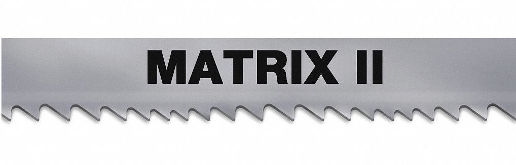 Band Saw Blade: Bi-Metal, Matrix II, Aluminum/Carbon Steel/Structural Steel, 13 ft 3 in, 14