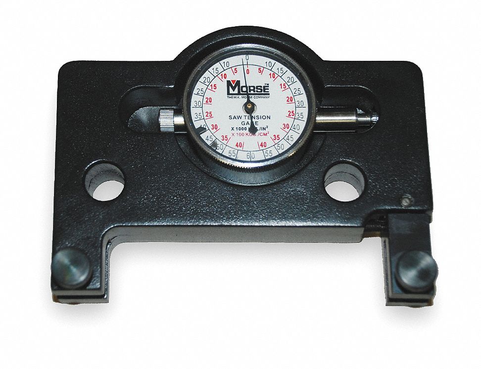 MORSE Band Saw Tension Gauge, Size 45/8 in x 31/2 in, For Use With