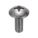 MACHINE SCREW, #8-32 THREAD, ⅜ IN L, 18-8 SS, PLAIN FINISH, TRUSS, PHILLIPS, 100 PK