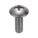 MACHINE SCREW, #8-32 THREAD, 7/16 IN L, 18-8 SS, PLAIN FINISH, TRUSS, PHILLIPS, 100 PK