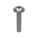 MACHINE SCREW, #8-32 THREAD, 1 IN L, 18-8 SS, PLAIN FINISH, TRUSS, PHILLIPS, 100 PK