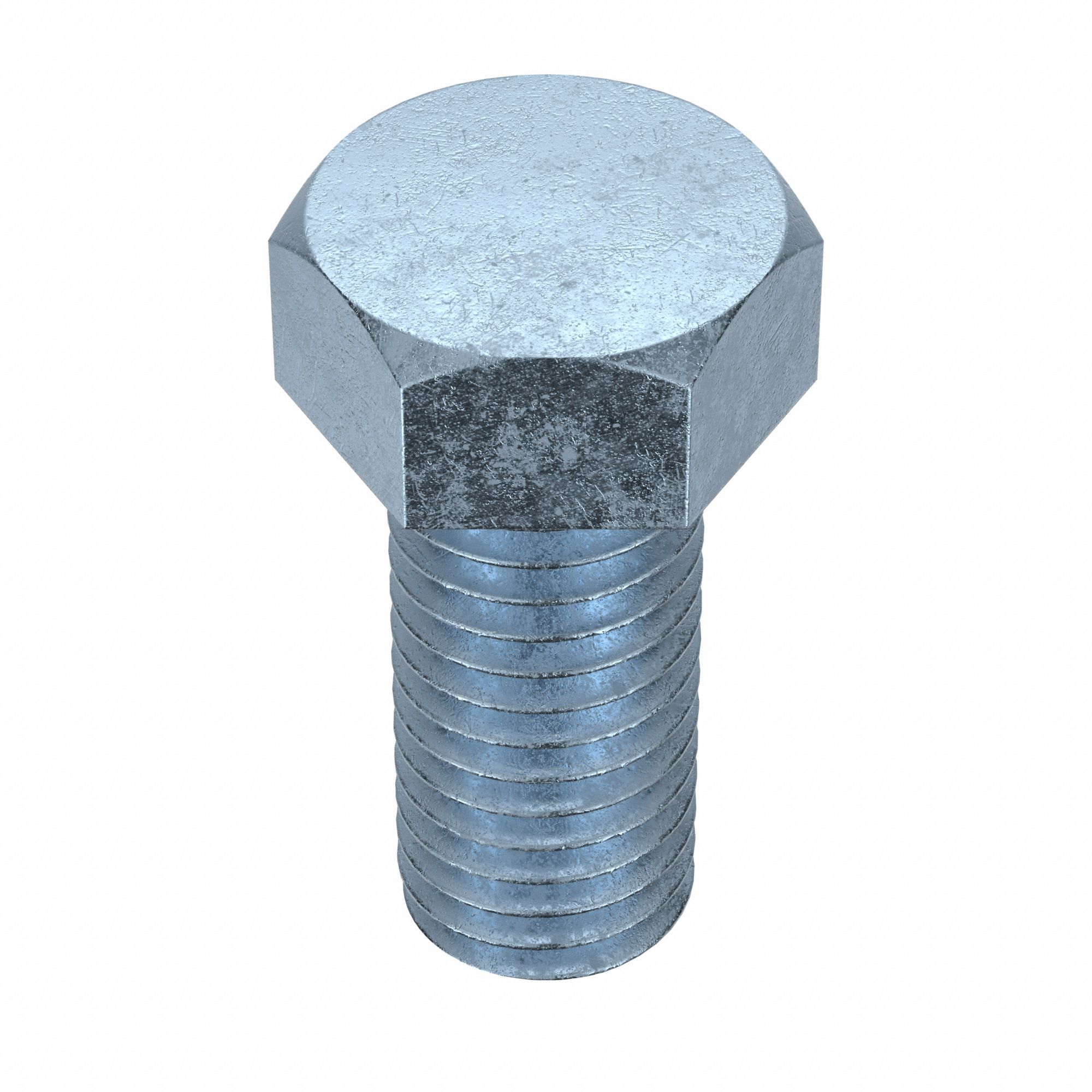 Hex Head Cap Screw: Steel, Grade 5, Zinc Plated, 9/16"-12, Coarse, 1 1/4 in lg, Inch, 25 PK