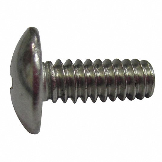 Stainless Steel Coarse Thread 304 18-8 #8-32 X 1 Stainless Phillips Truss Head Machine Screw, 100pc by Bolt Dropper
