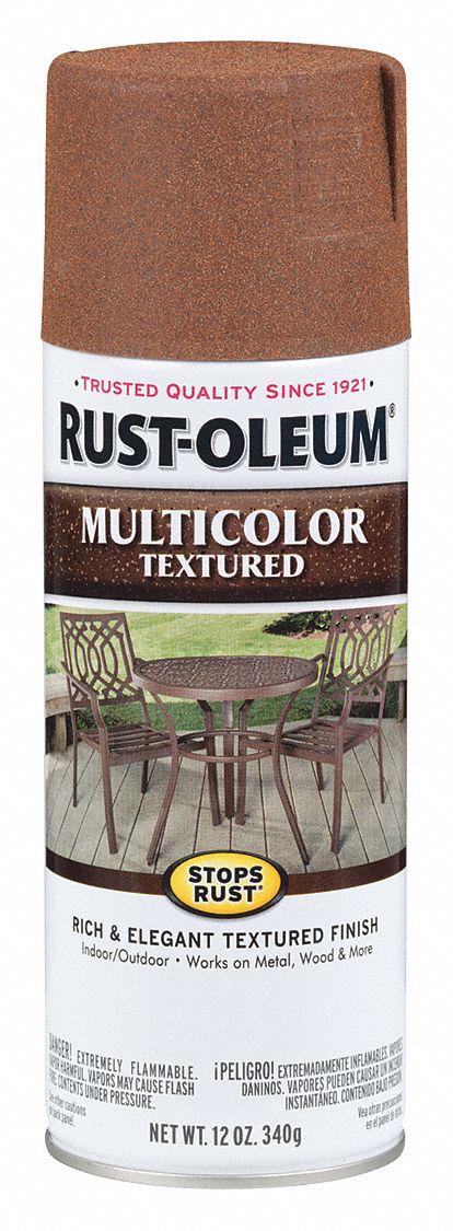 12 Oz Sandstone Textured Stops Rust Spray Paint [Set of 6