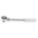 HAND RATCHET, 6 1/2 IN, CHROME, 1/4 IN