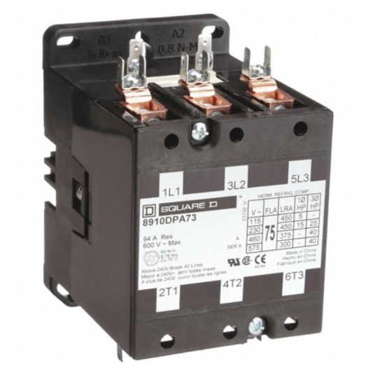 Definite Purpose Magnetic Contactor - 2CF97|8910DPA73V02 - Grainger