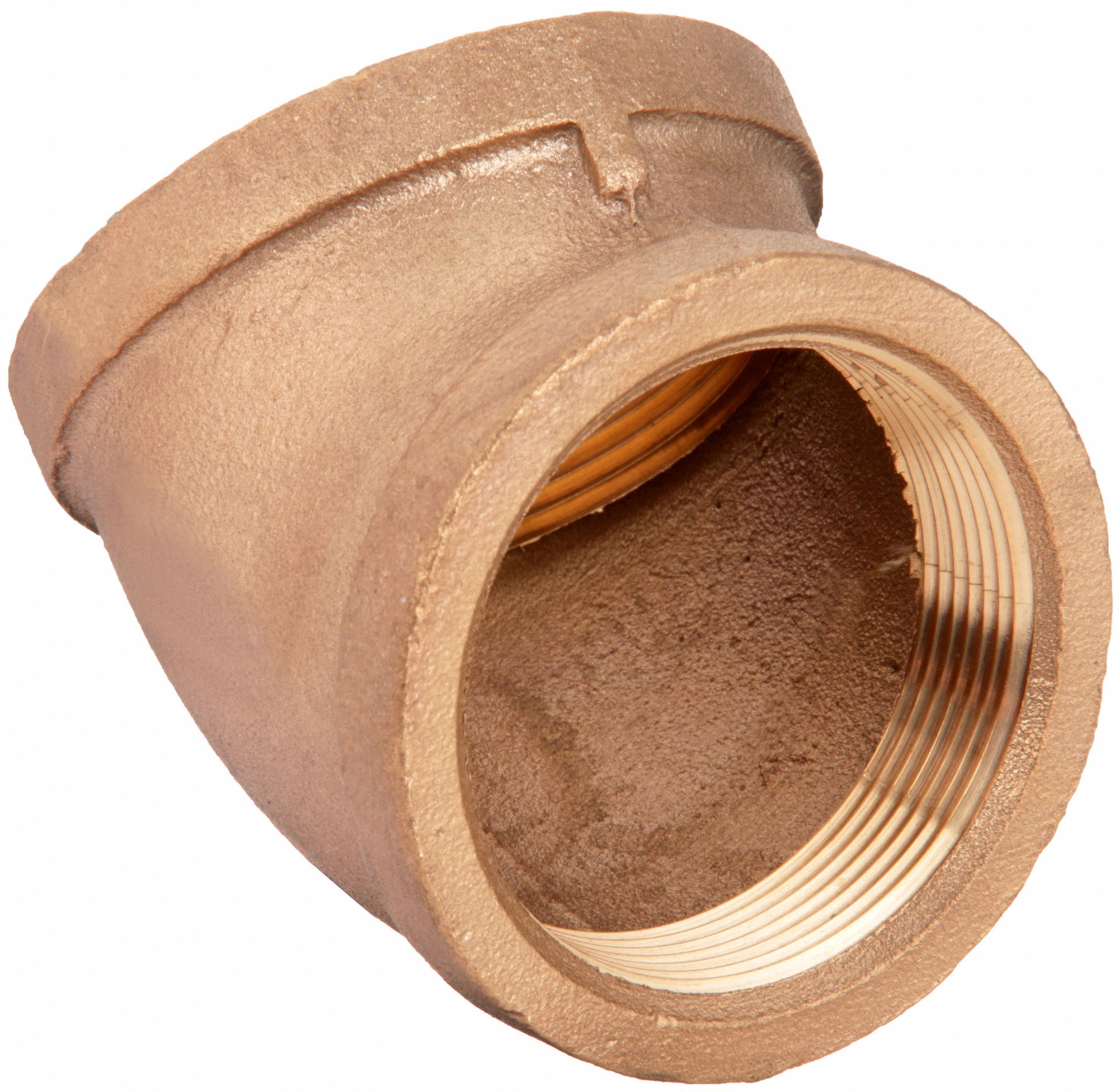 45 °  ELBOW: RED BRASS, 1¼ IN X 1¼ IN FITTING, FEMALE NPT X FEMALE NPT, CLASS 125, NPT