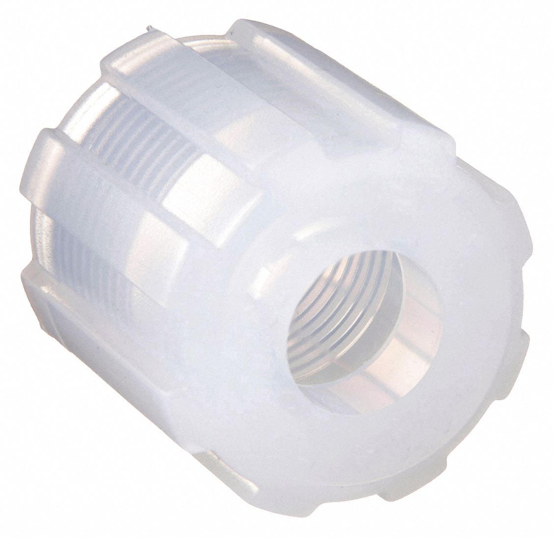 Flared Fitting Nut: 1/2 in OD Fitting Size, Flared, PFA