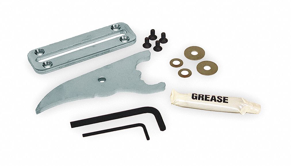 Shear Blade: Shear Compatible, 9 7/8 in Overall Lg, TSFCRB