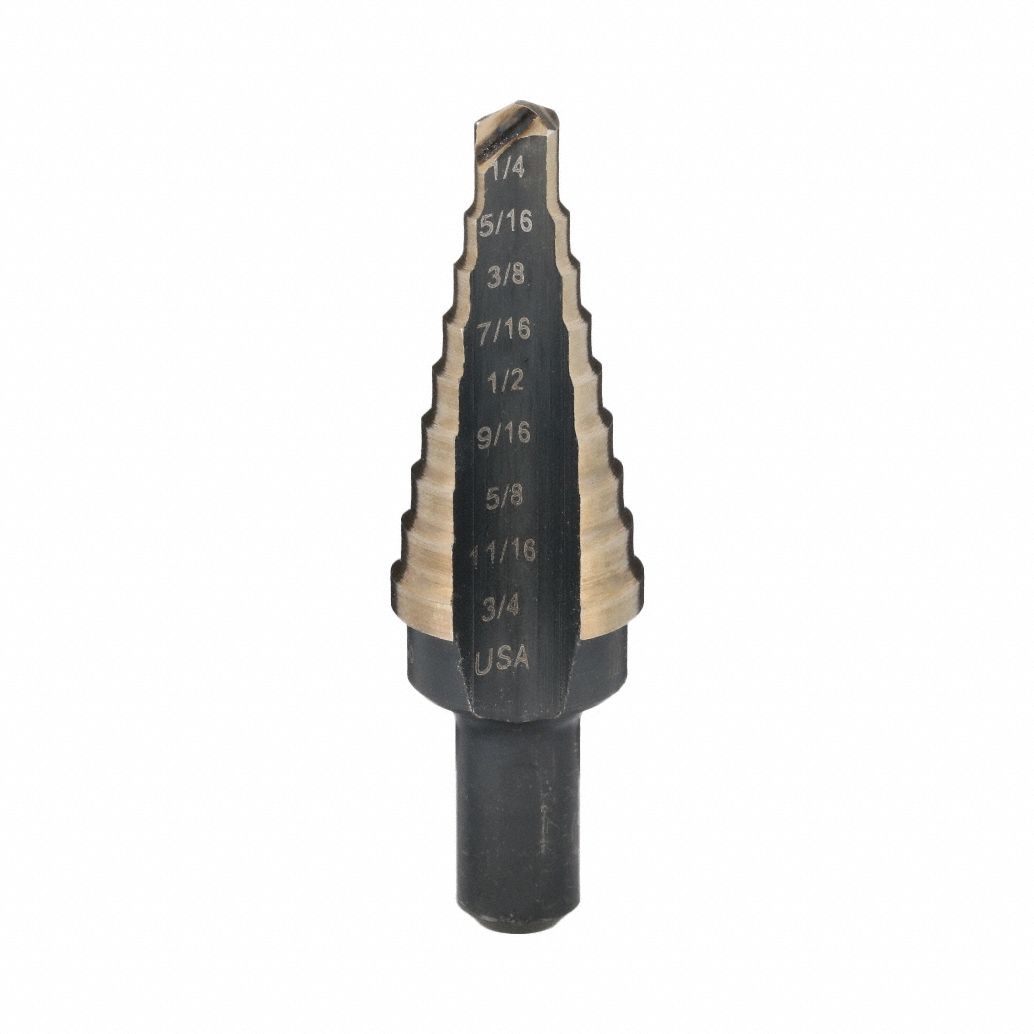 Step Drill Bit Set Cobalt 1/8-3/4 3 pc.