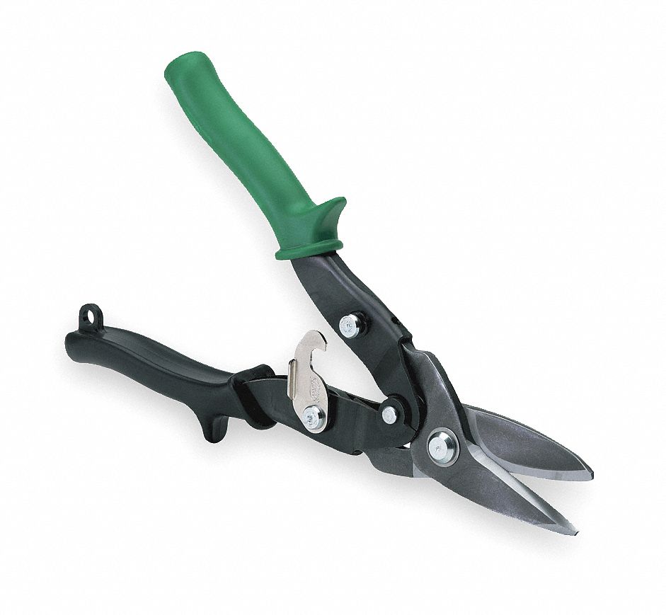 AVIATION SNIPS,RIGHT CUT,GREEN,10 3