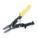 AVIATION SNIP, LEFT/RIGH, 10 IN OVERALL L, 1½ IN CUTTING L, STEEL, PLASTIC, STEEL, METAL