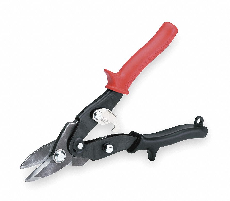 BULLDOG SNIPS,STRAIGHT,RED,10 IN