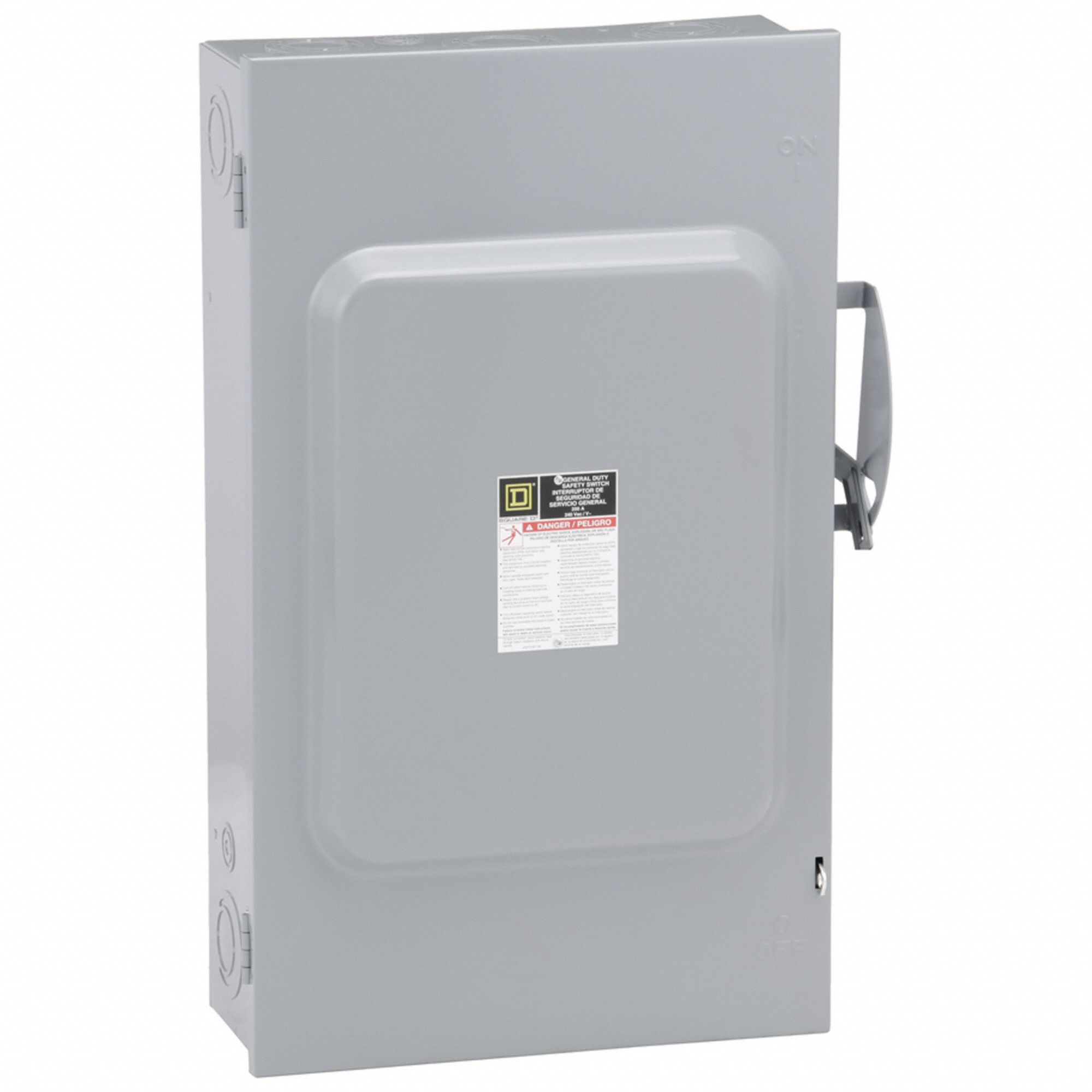 SQUARE D, Fusible, 200 A, Safety Switch - 2CL71|D224N - Grainger