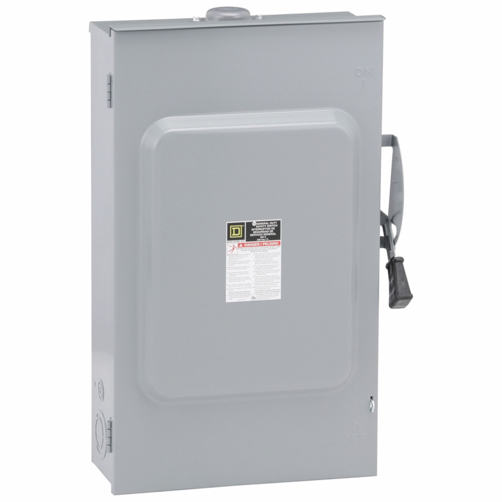 SQUARE D, Non-Fusible, 200 A, Safety Switch - 2CL87|DU324RB - Grainger