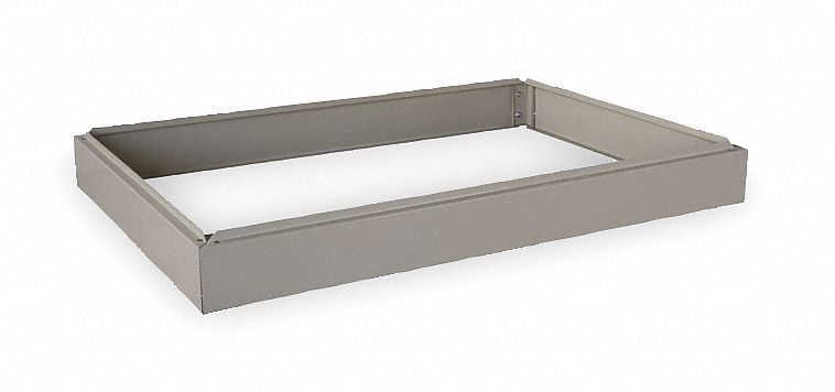 Putty, 4 in Overall Ht, Flat File Cabinet Base - 2CLD4|2CLD4 - Grainger