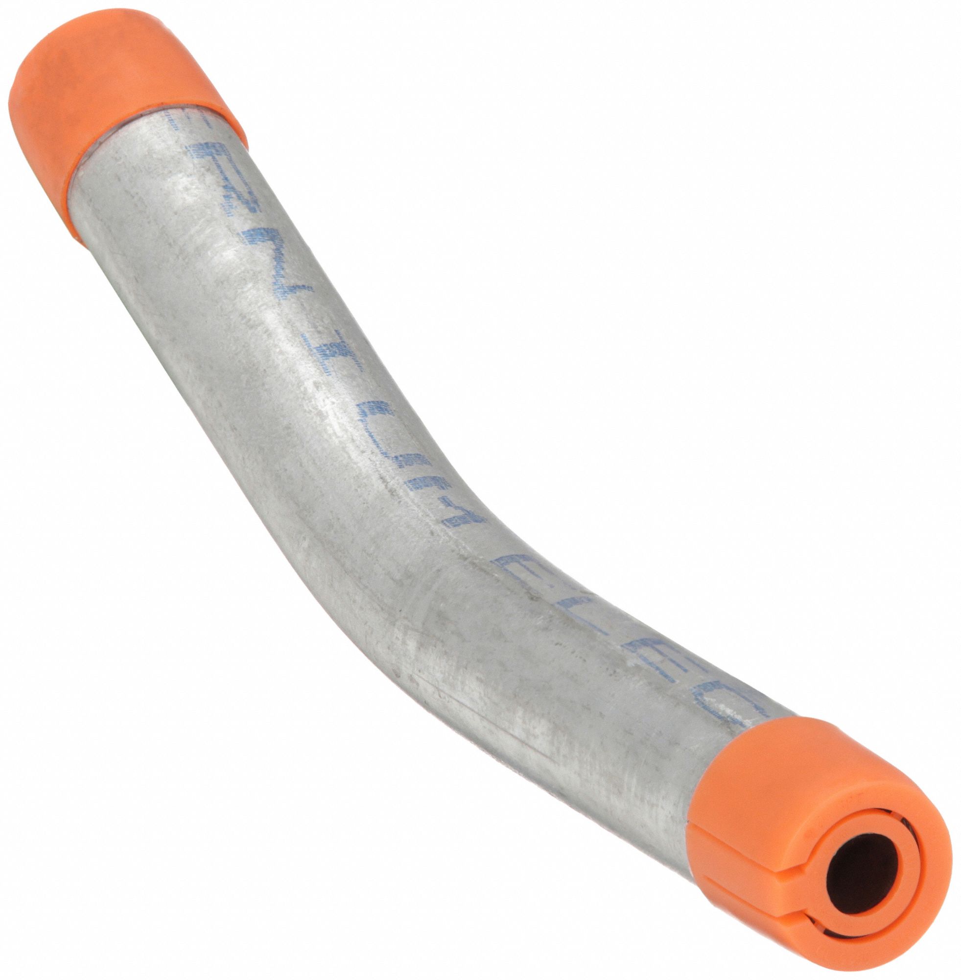 Elbow, 22.5 Degrees: 22.5°, 3/4 in Trade Size, Steel, Galvanized, 9 in Overall Lg