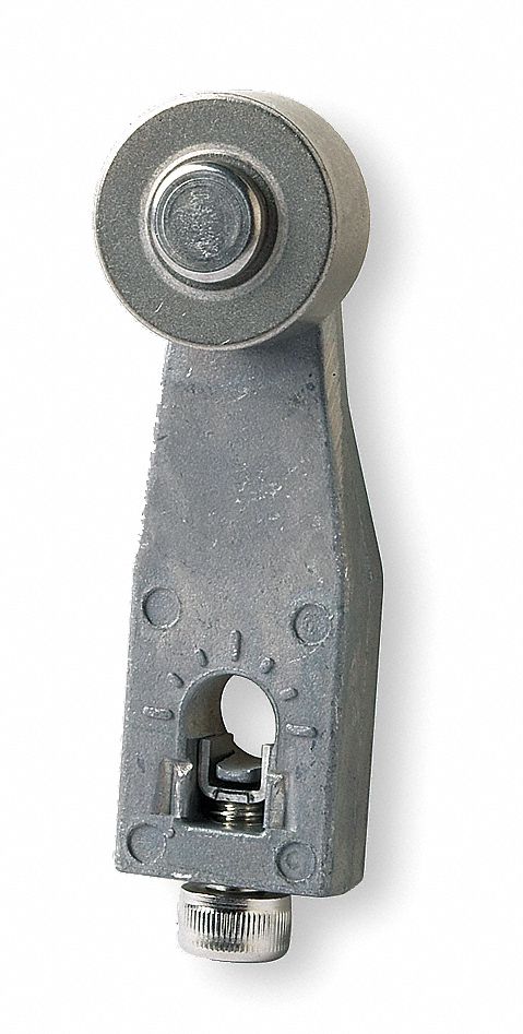 LIMIT SWITCH LEVER ARM, ROLLER LEVER, ADJUSTABLE, 2.09 IN MAX ARM/OPERATOR LENGTH