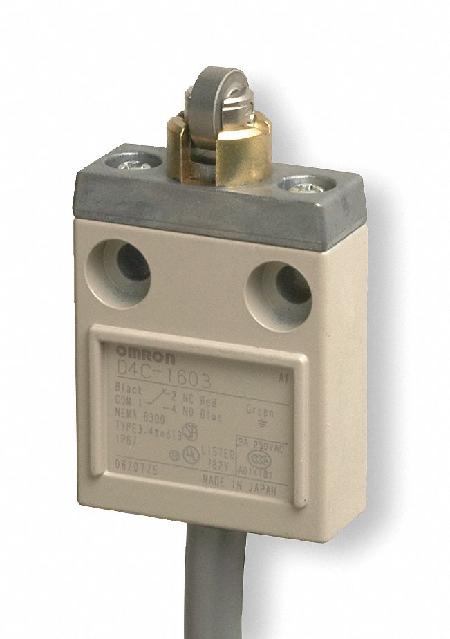 OMRON, Cross Roller Plunger, Metallic, Cross Roller Plunger Limit