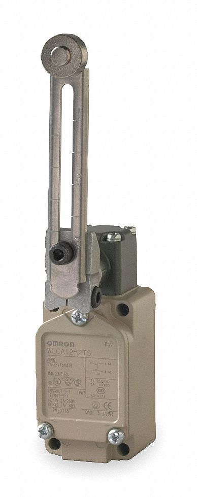 OMRON General Purpose Limit Switch, 480VAC Voltage Rating, 10 Amps, Side Actuator Location   Limit / Interlock Switches   2CLY8|WLCA122TS