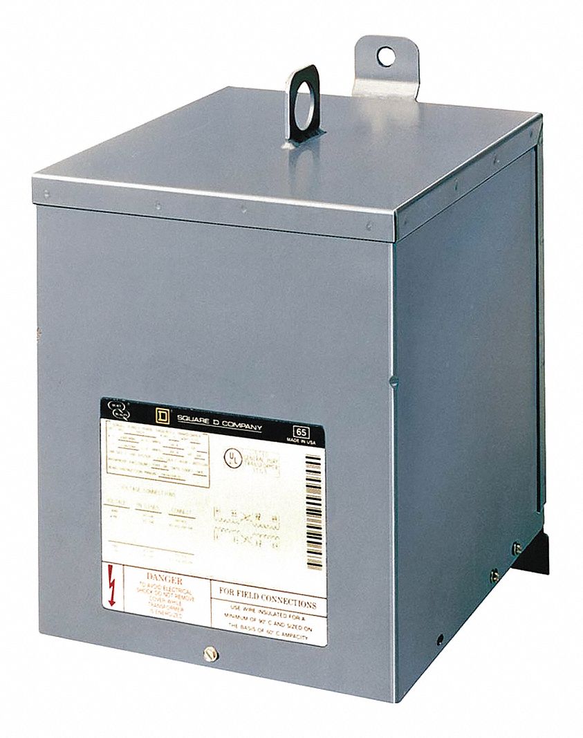 SQUARE D, 600V AC, 120V AC/240V Single Phase Transformer 22LR55 