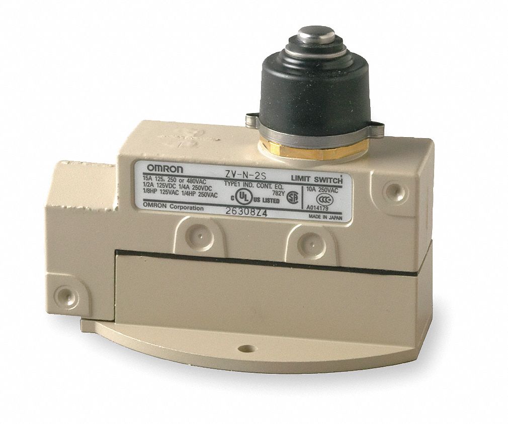 Omron, Plunger Actuator, Momentary, Plunger Limit Switch - 2cmc2