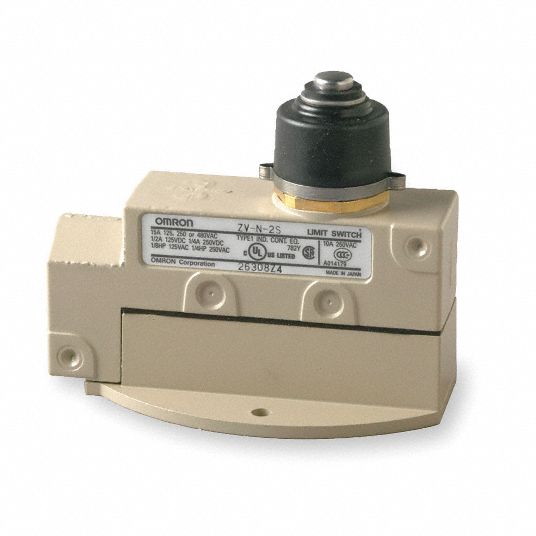 OMRON, Plunger Actuator, Momentary, Plunger Limit Switch - 2CMC2|ZVN2S ...