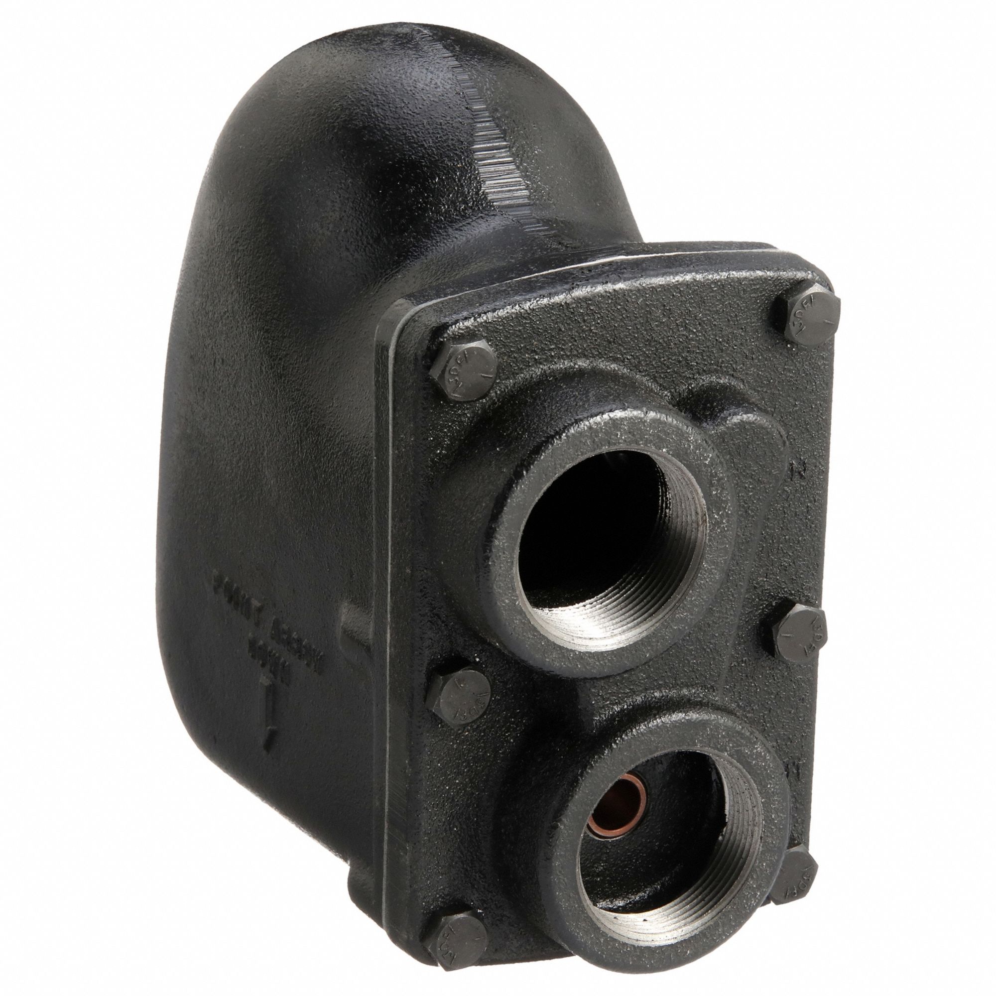 Steam Trap: Cast Iron, 1 1/2 in FNPT, 7, 000 lb/hr, 30 psi Max., 377°F Max., C Pattern