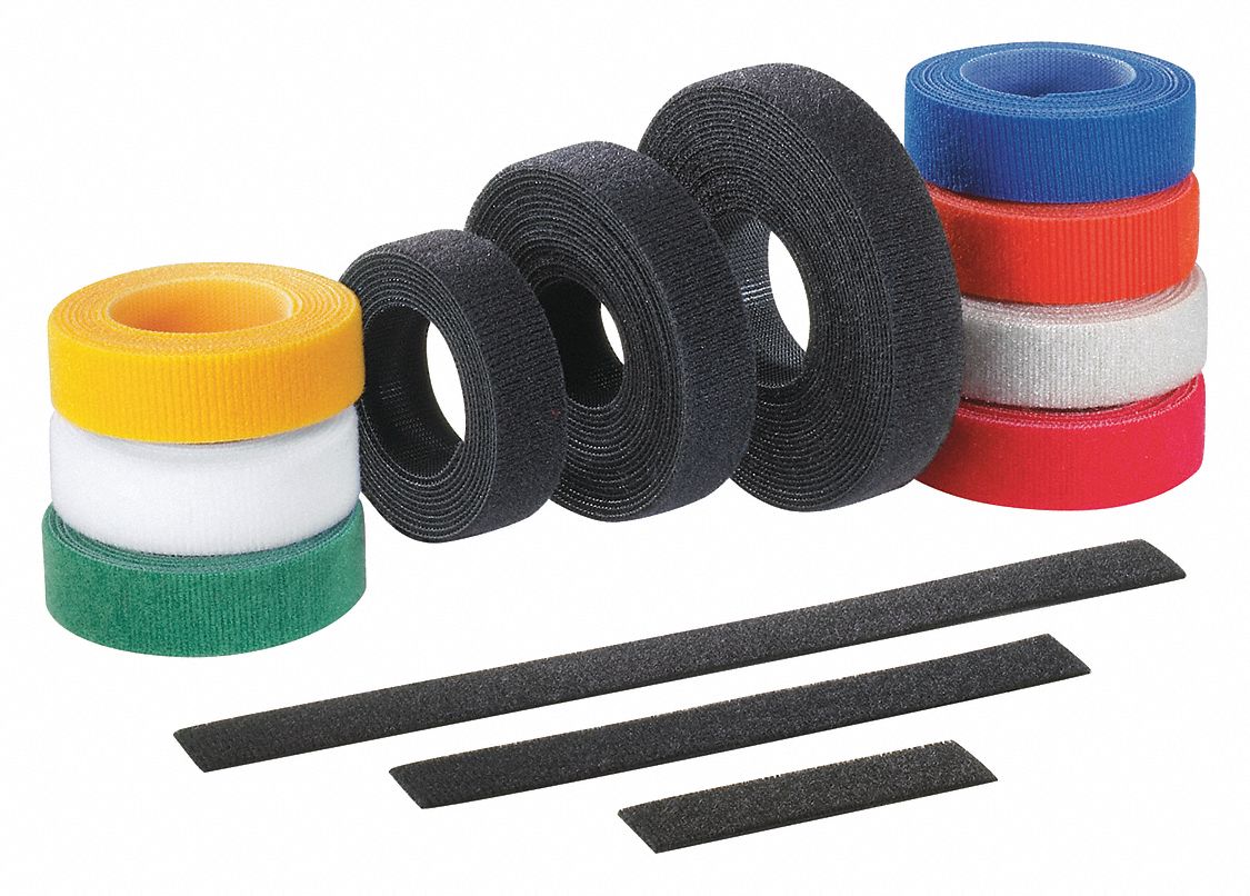 PANDUIT HookandLoop Cable Tie, Individual, Wrap, Tensile Strength 50