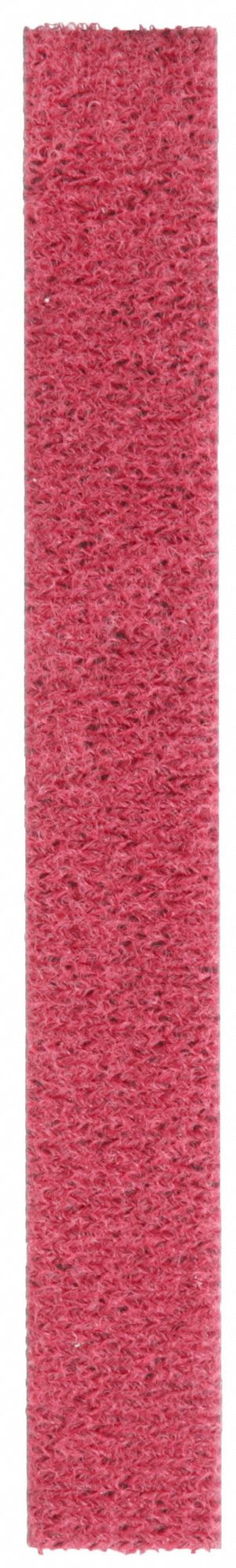 Hook-and-Loop Cable Tie: 6 in Lg, 1.50 in, 0.75 in Wd, Nylon, Maroon, 10 PK