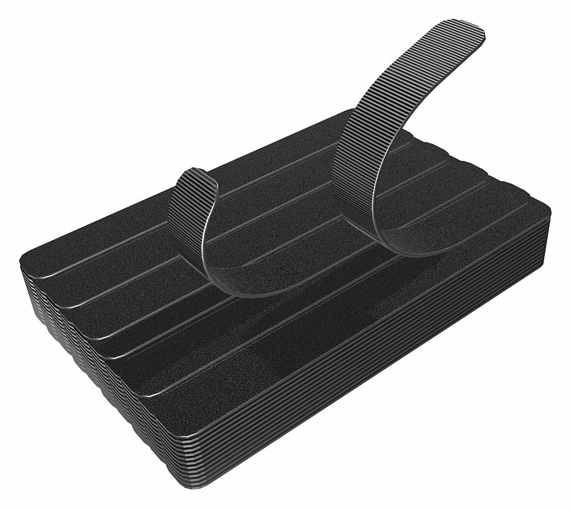 PANDUIT HookandLoop Cable Tie, Stacked, Wrap, Tensile Strength 50 lb