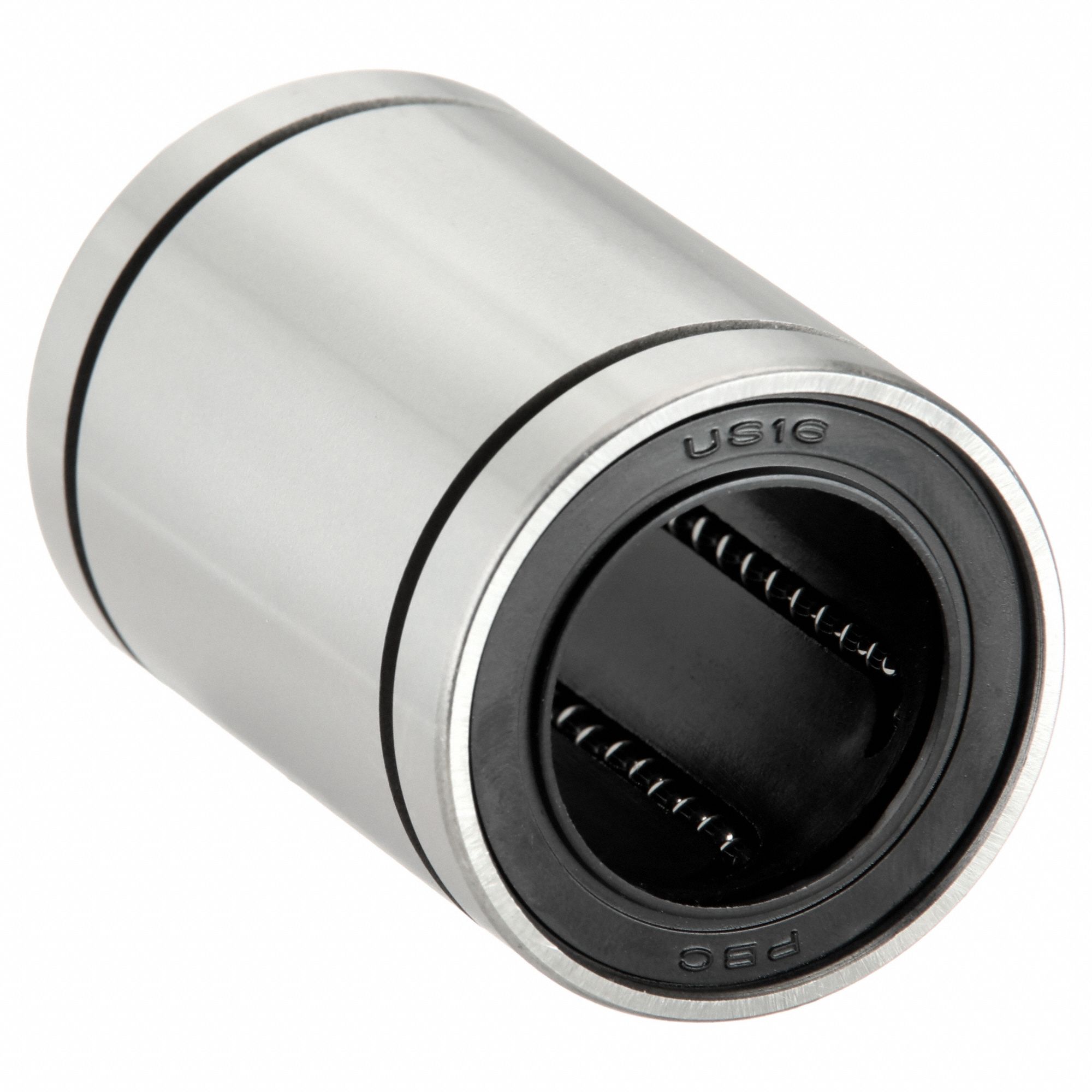 Linear Ball Bearing: 1 in Inside Dia, 220 lbf Dynamic Load Capacity, Two Integral Wipers