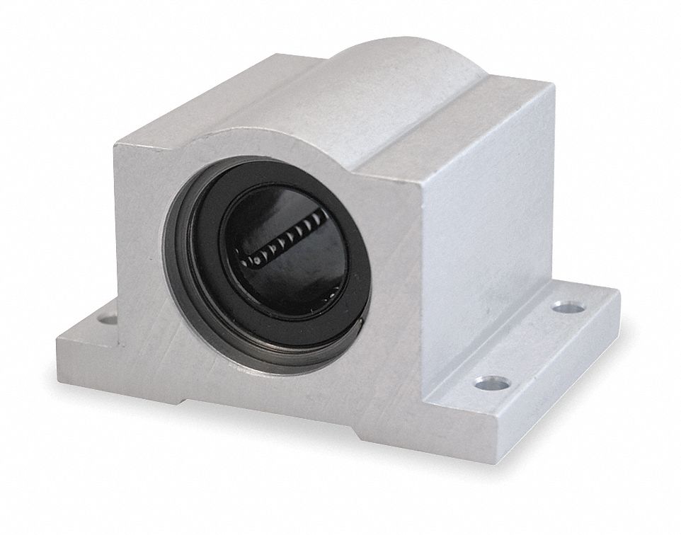 DAYTON, Twin, 1 1/2 in Inside Dia, Linear Pillow Block Bearing 2CNP9