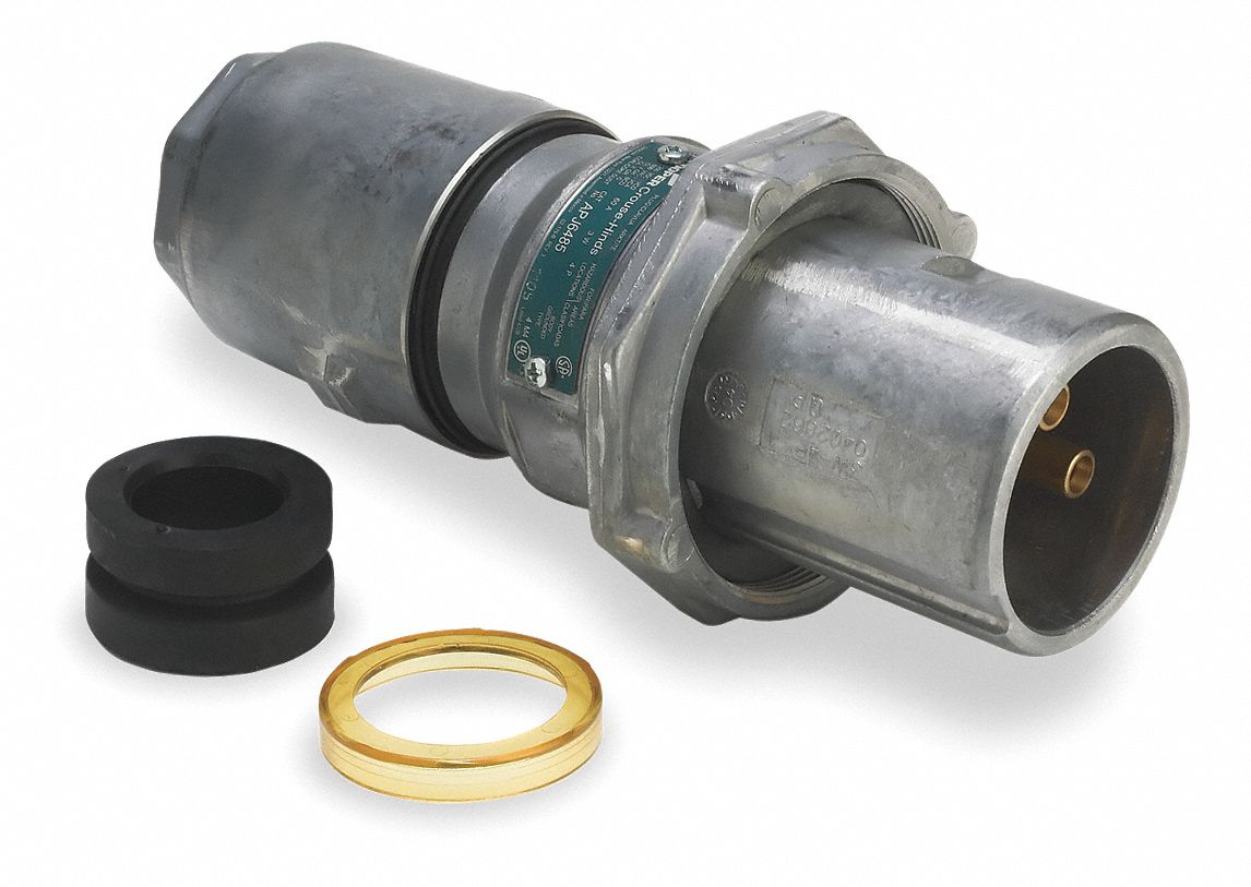 SQUARE D 3 Wire, 4 Phase Interlock Plug, Disconnect Switch Size 60 A