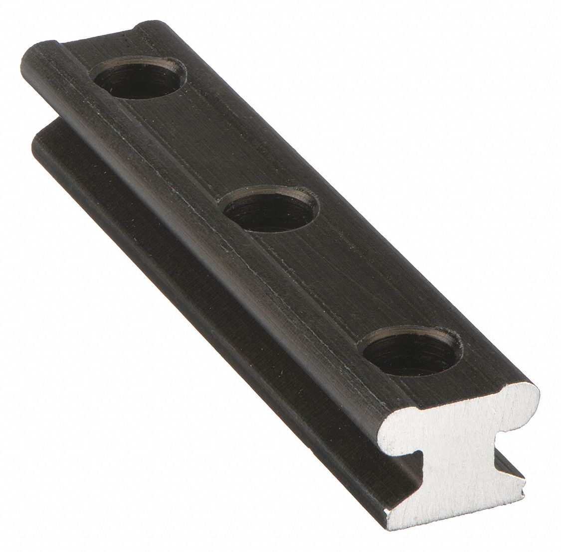 Linear Guide Rail: 7, 40 mm Overall Lg, 7 mm Overall Wd, 6.1 mm Overall Ht, Aluminum, 3 Rail Holes